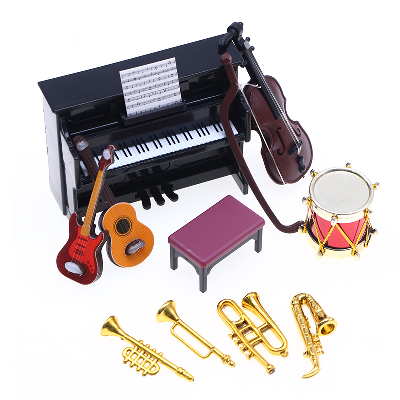 1:12 Dollhouse Miniature Class - Musical Instrument Manufacturers recension och pris