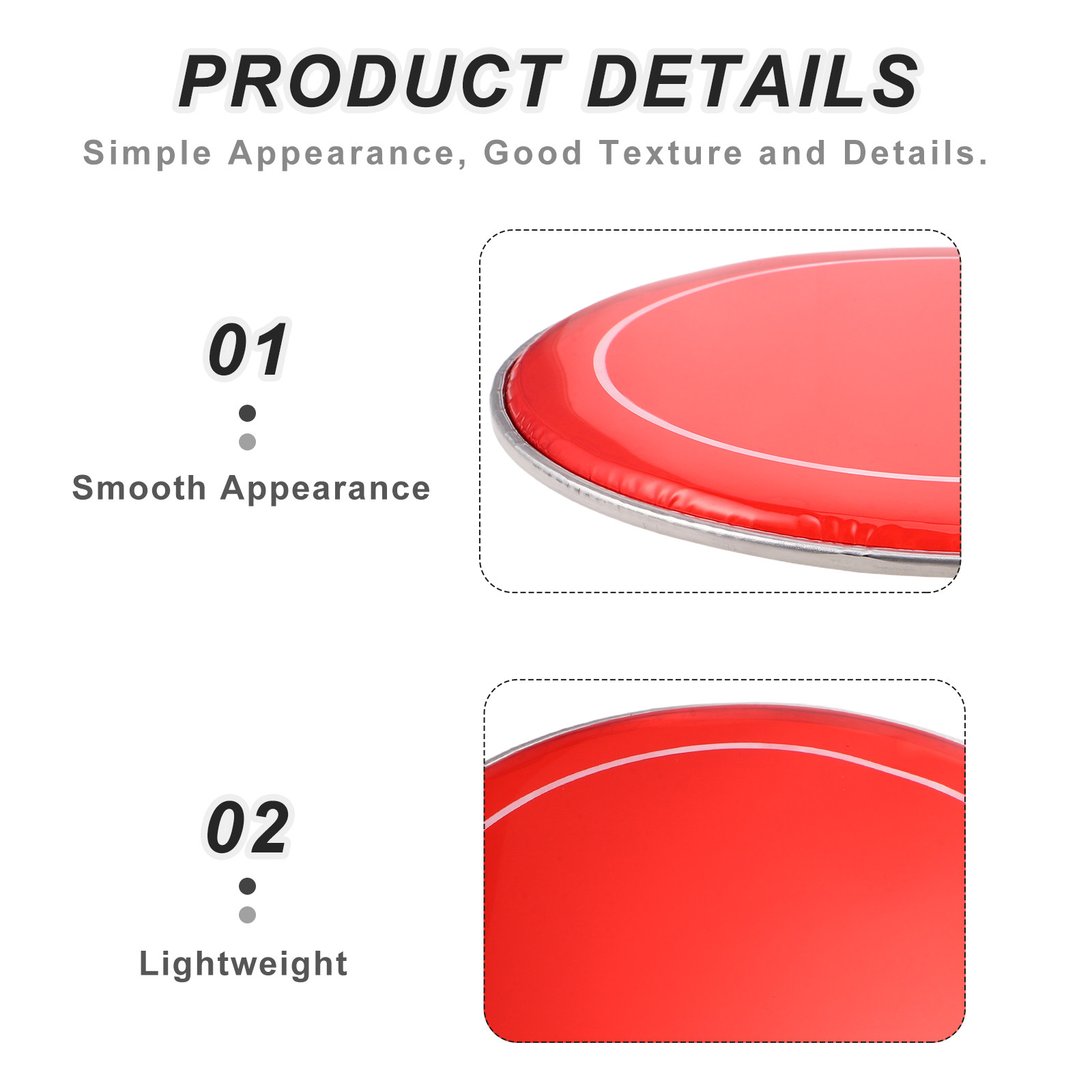 Double Layer Drum Head Red 14  - Musical Instrument Jazz recension och pris