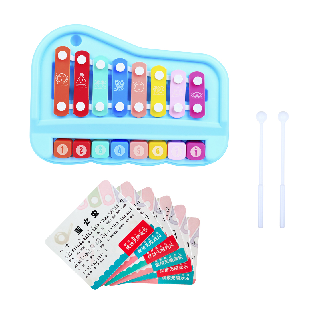 SY-73 Kids Xylophone 8 Note Gl - Musical Instrument Xylophone recension och pris