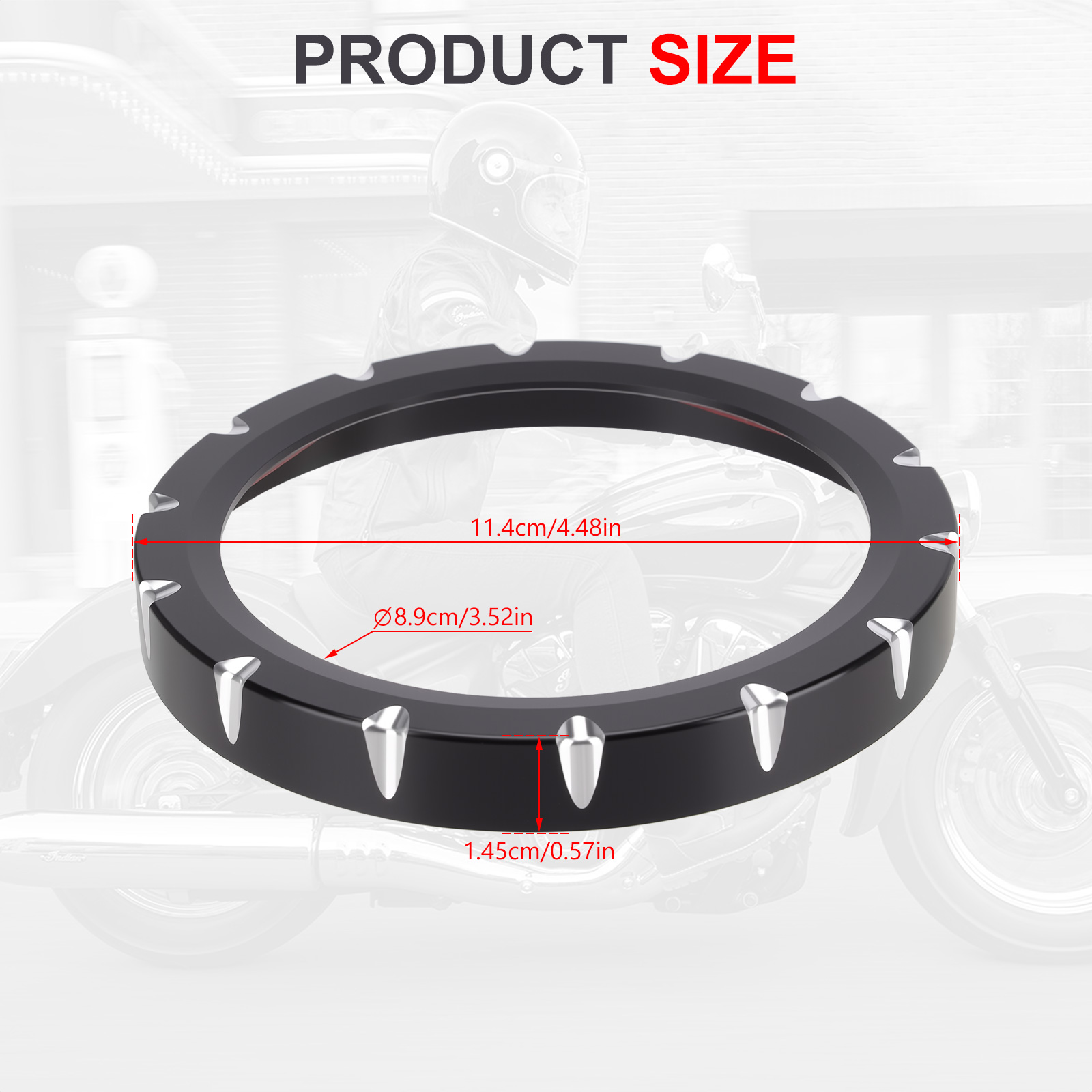 Motorcycle Speedometer Trim Ri - Musical Instrument Of India recension och pris