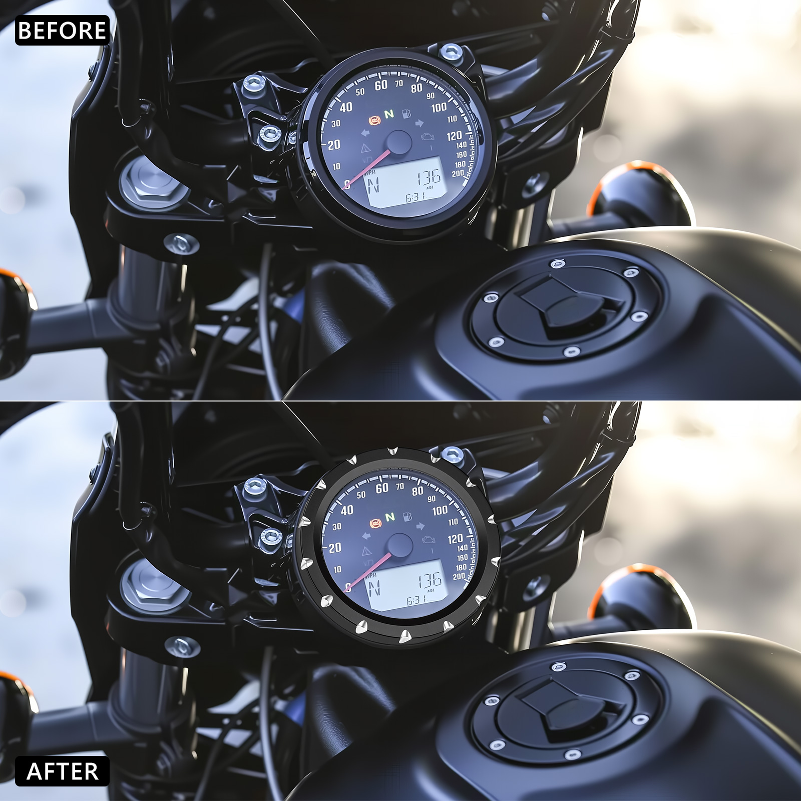 Motorcycle Speedometer Trim Ri - Musical Instrument Of India recension och pris