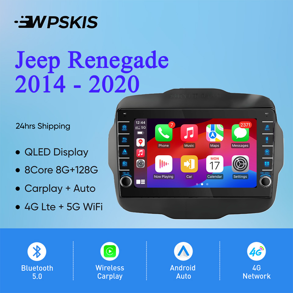 For Jeep Renegade 2014 - 2020  - Musical Instrument Of India recension och pris
