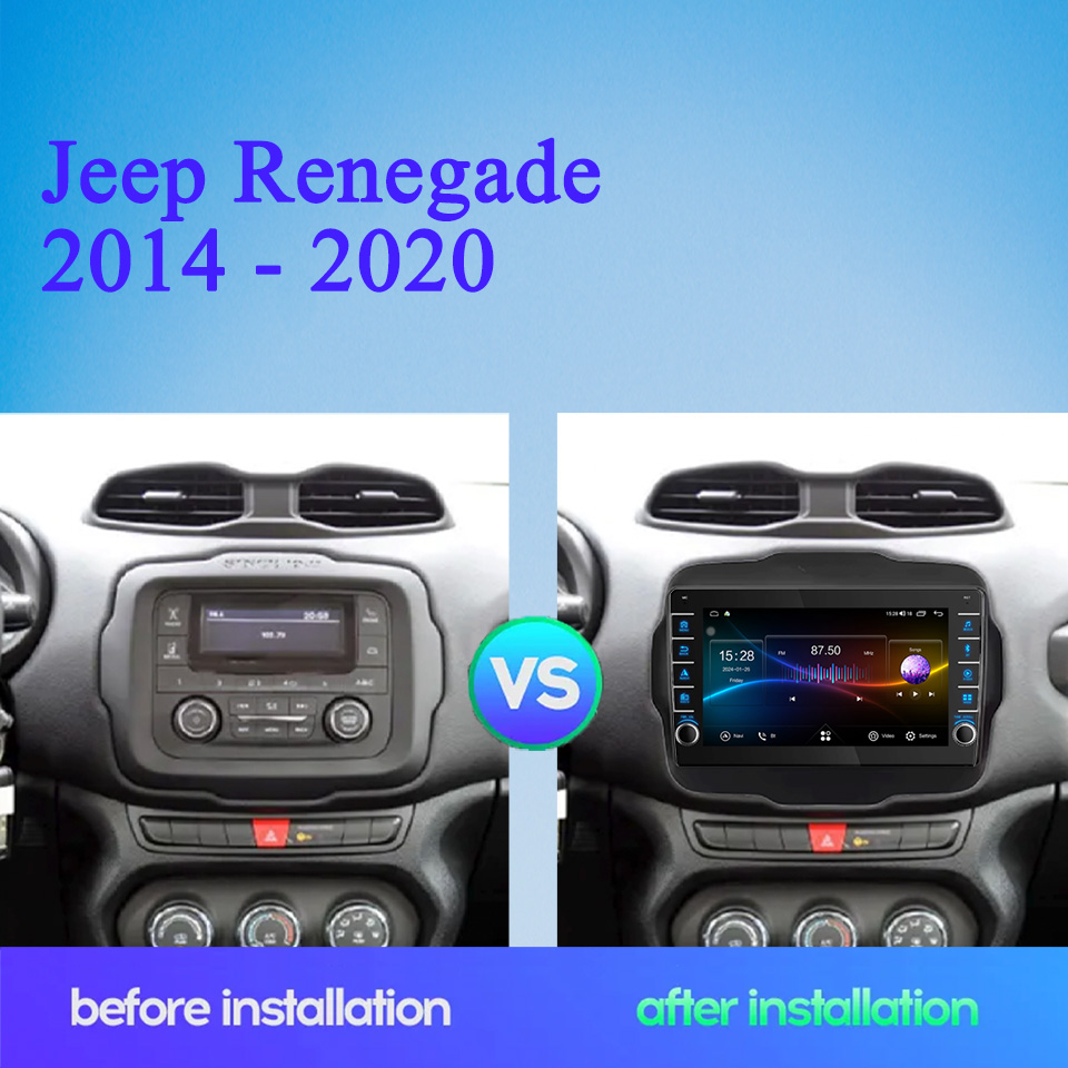 For Jeep Renegade 2014 - 2020  - Musical Instrument Of India recension och pris