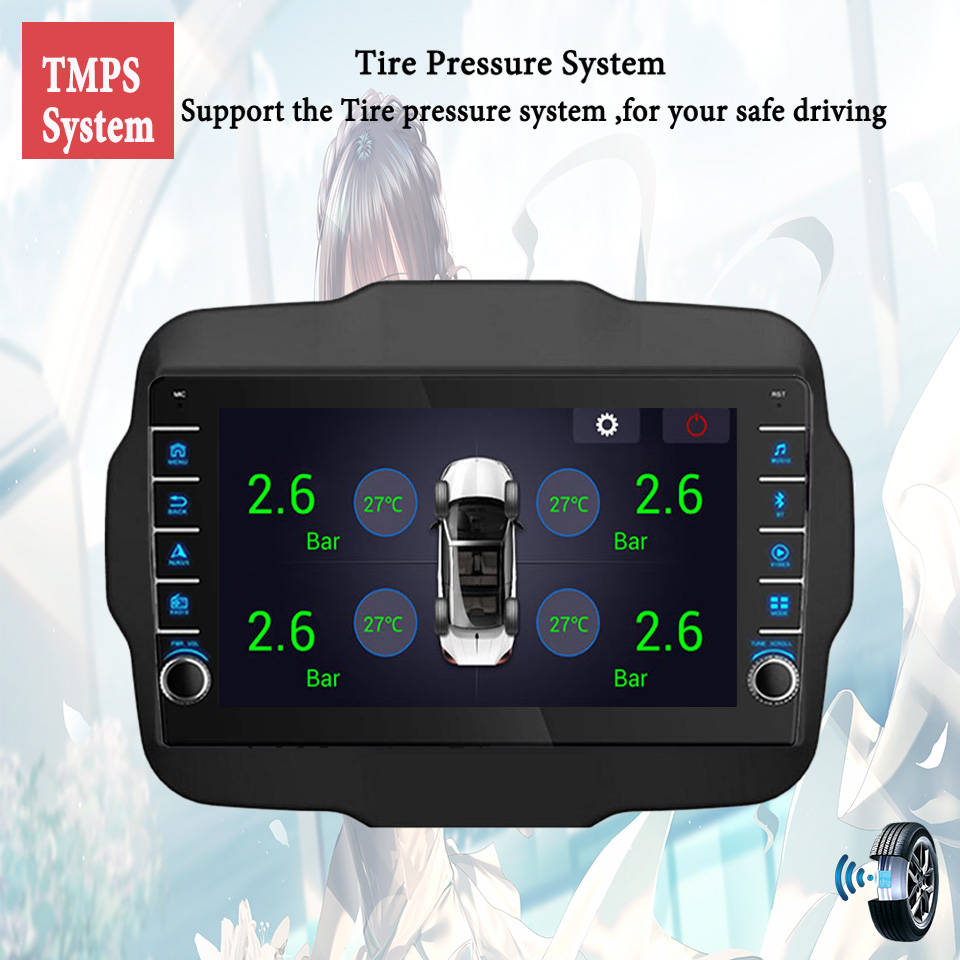 For Jeep Renegade 2014 - 2020  - Musical Instrument Of India recension och pris