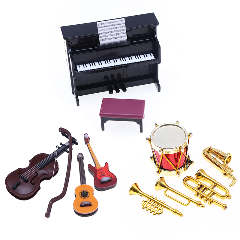 【M】1:12 Dollhouse Miniature Cl - Musical Instrument Manufacturers recension och pris
