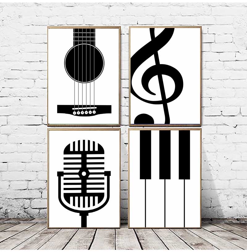 Minimalist Instrument Posters  - Picture Of Musical Instrument recension och pris