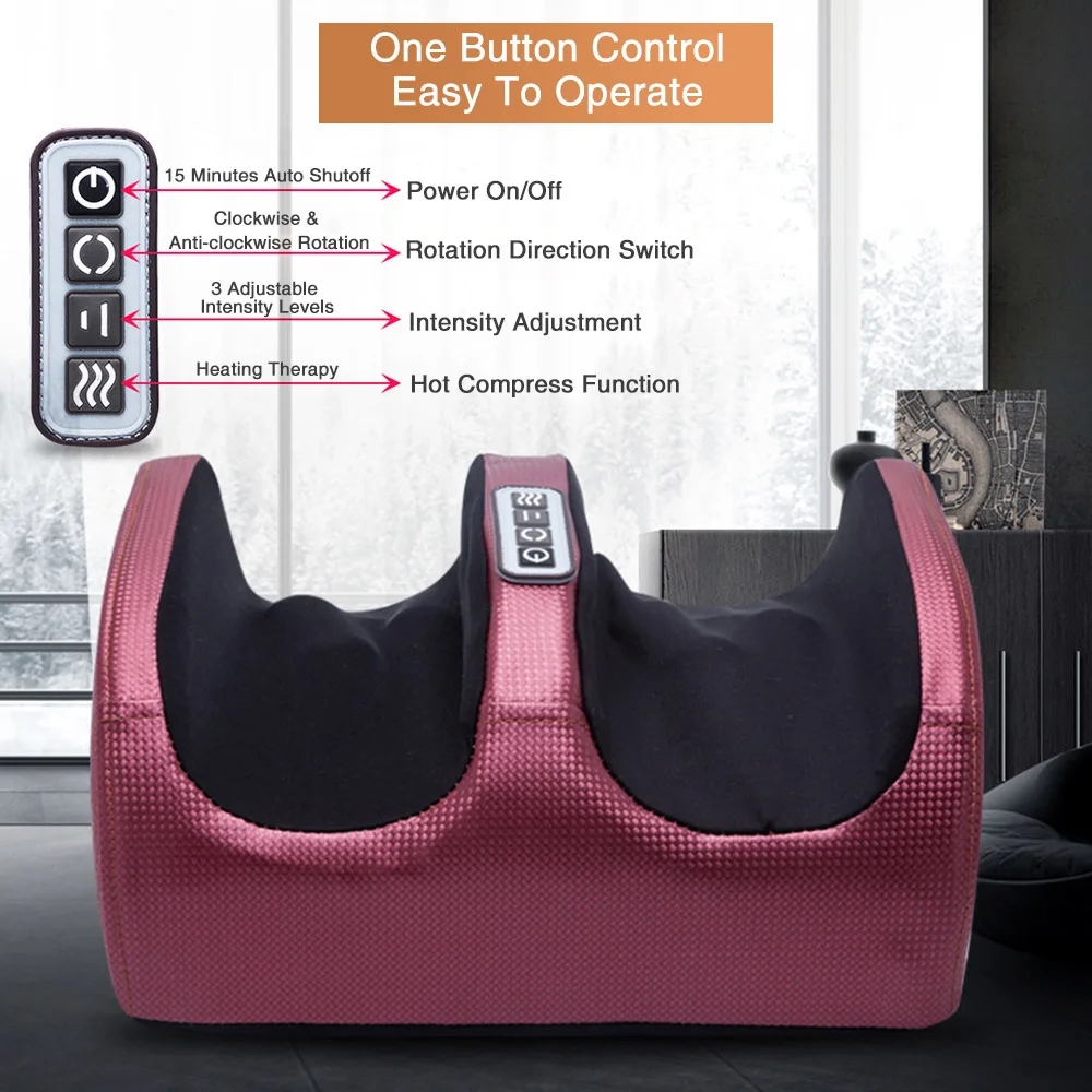 Infrared Heating Foot Massager - Vibraslap Percussion recension och pris