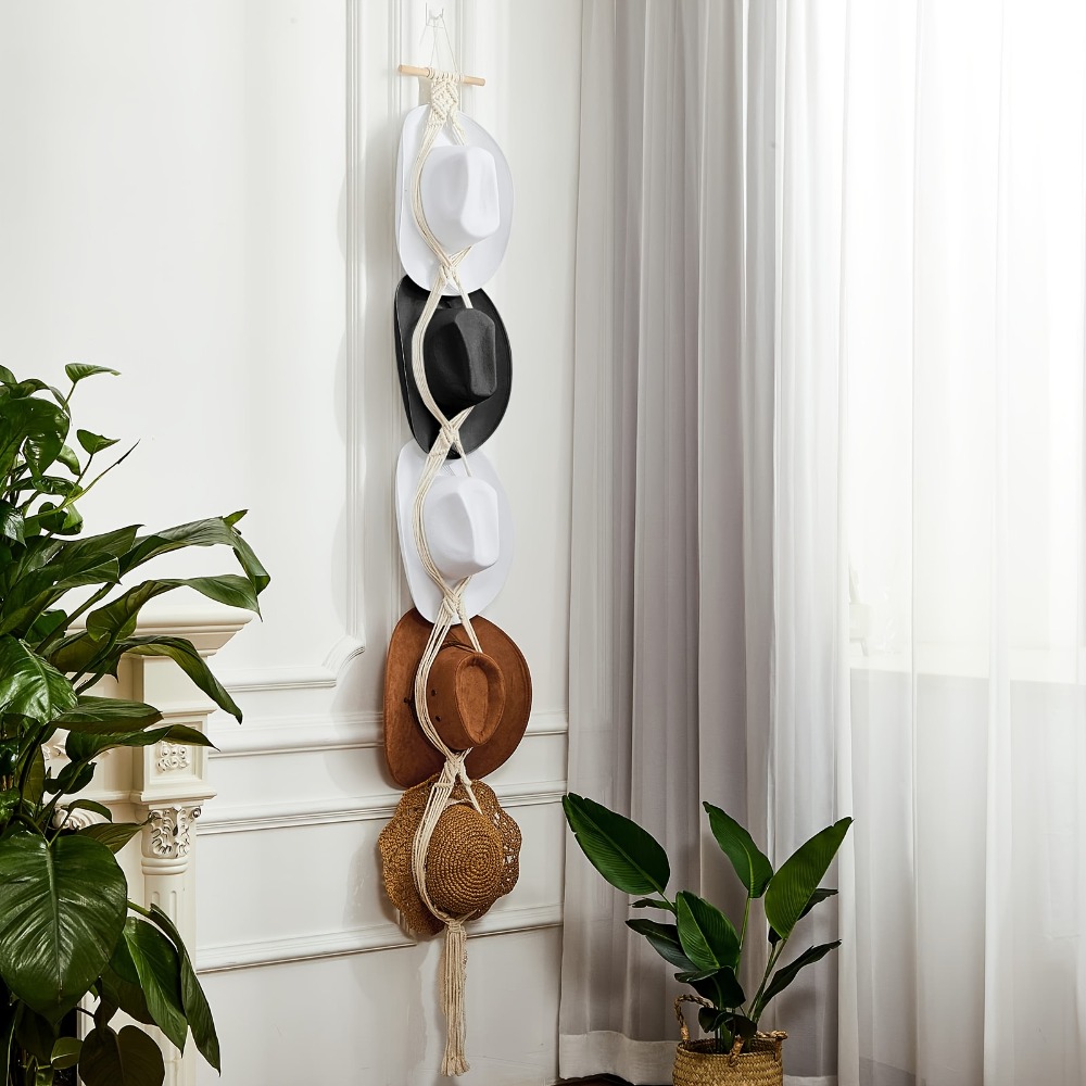 Bohemian Macrame Hat Hanger Ha - Musical Instrument Jazz recension och pris