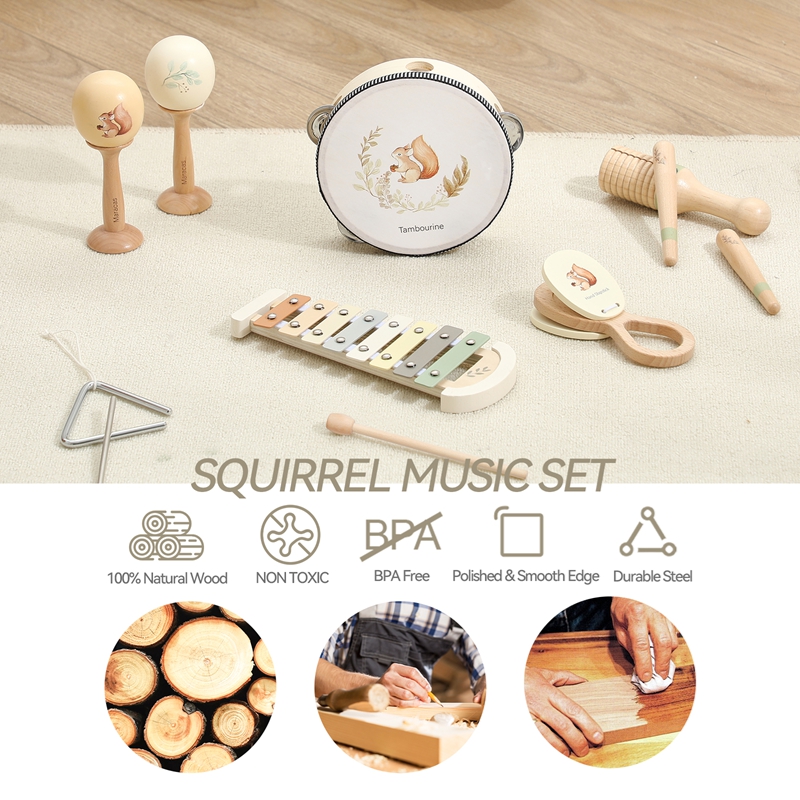 Baby Music Toys Maracas Drum X - Musical Instrument Manufacturers recension och pris
