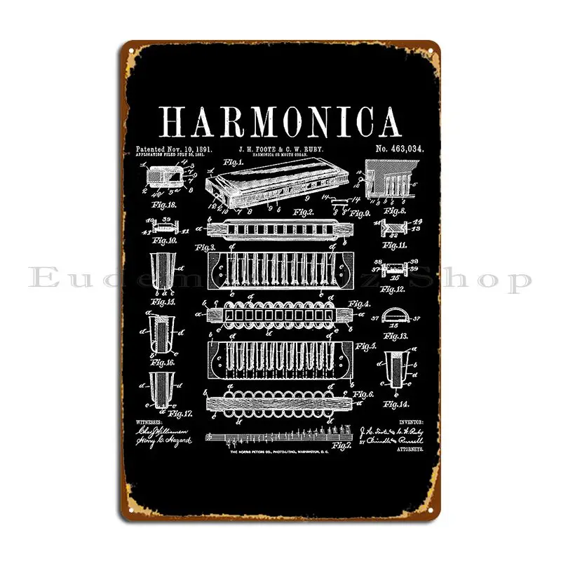 Harmonica Player Mouth Organ M - Musical Instrument Sign recension och pris