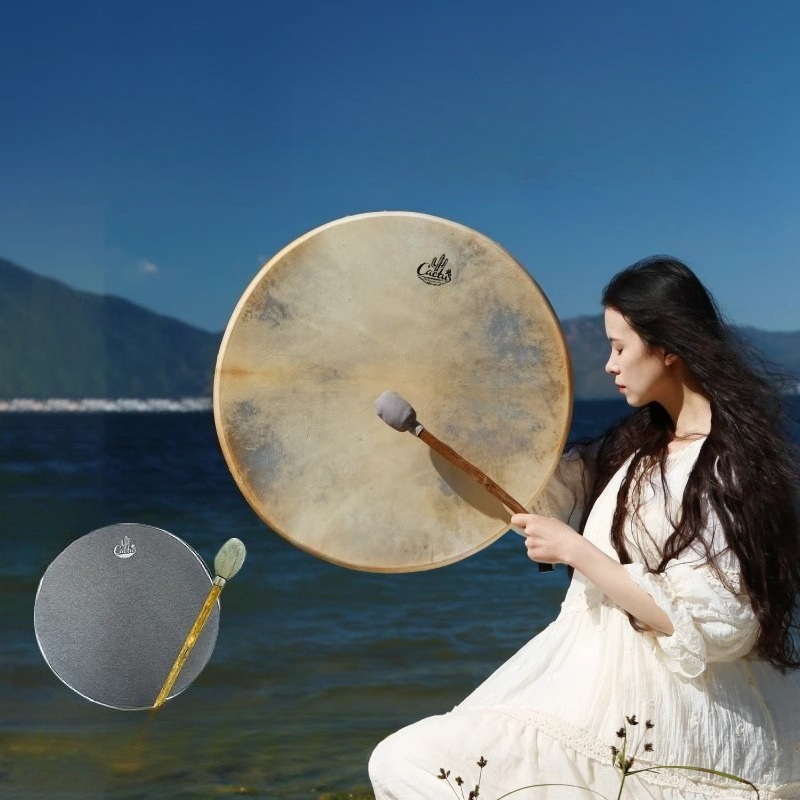 Shamanic Drum Circle Sheepskin - Musical Instrument Of India recension och pris