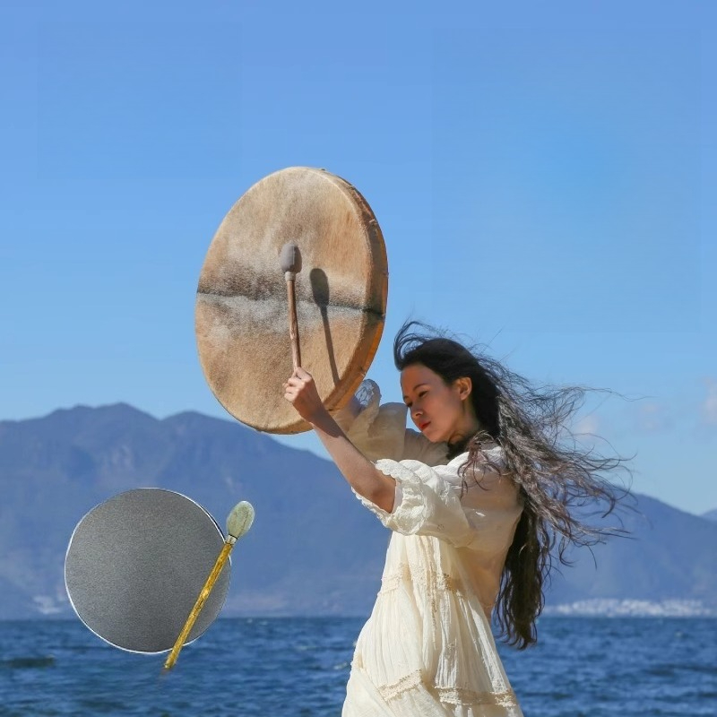Shamanic Drum Circle Sheepskin - Musical Instrument Of India recension och pris
