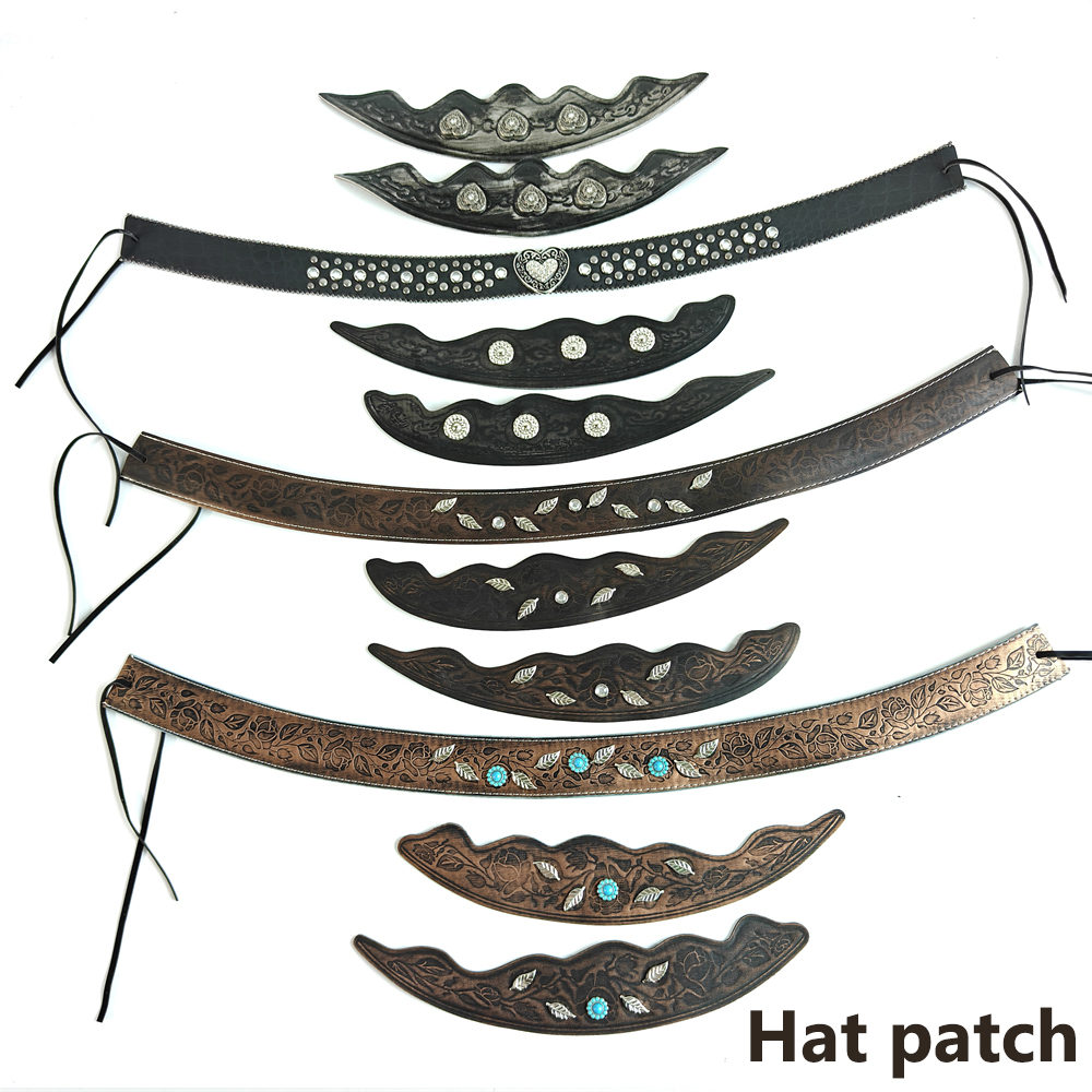 Western Leather Hat Band Vinta - Musical Instrument Jazz recension och pris